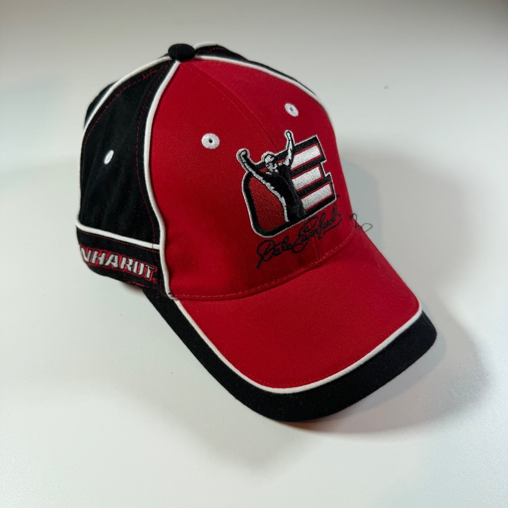 Winner's Circle Dale Earnhardt Hat Mens OSFM Red Black Excellent Racing Cap